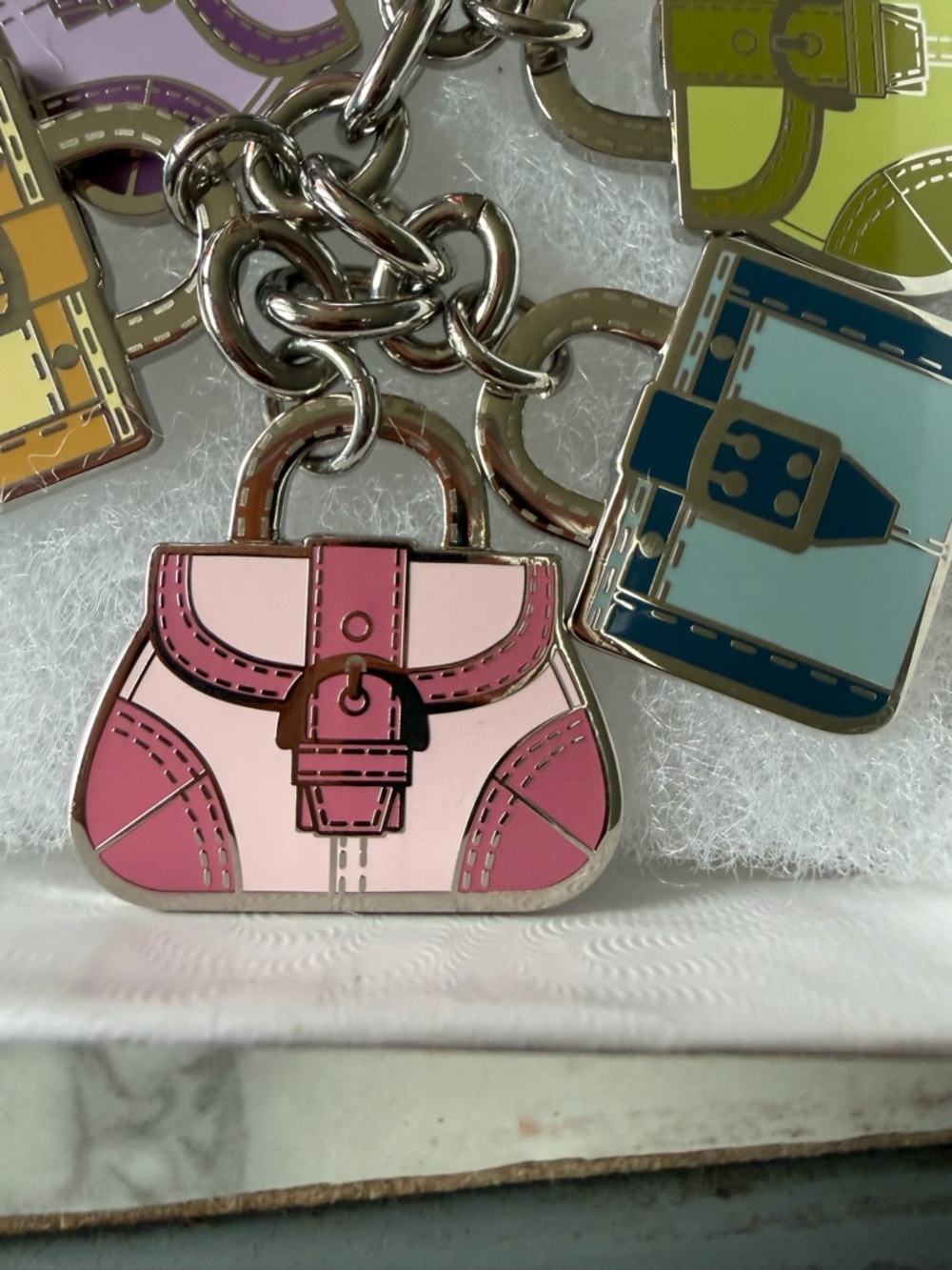 Coach Soho Bag Charm Keychain + Coach Pen NWOT - Picture 3 of 8